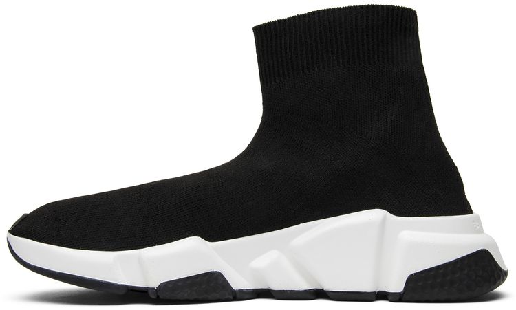 Balenciaga Wmns Speed Trainer Mid Black White Black