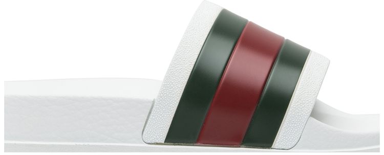 Gucci Web Slide White