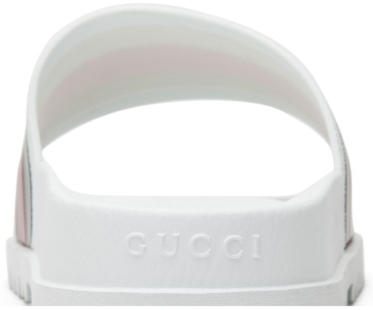 Gucci Web Slide White