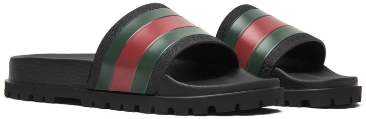 Gucci Web Slide Black