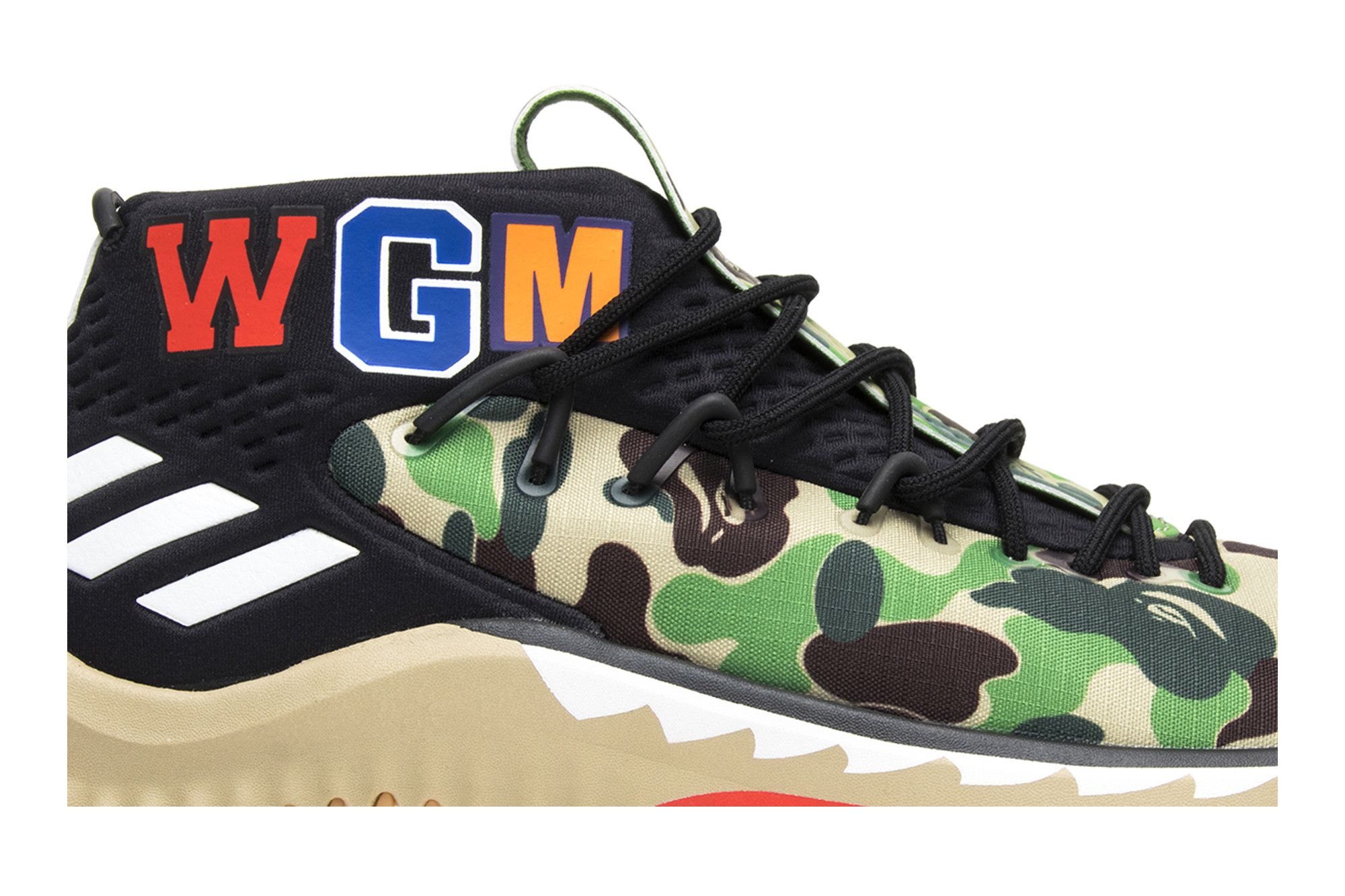 Adidas x bape dame 4 green camo store