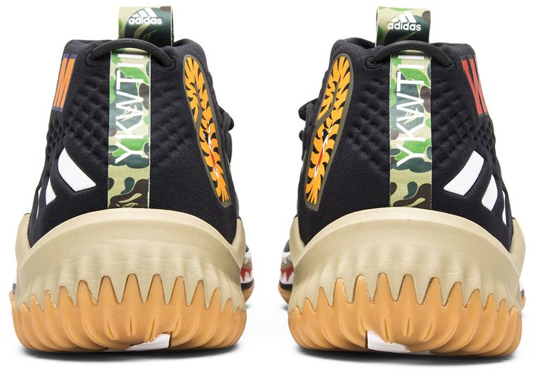 A Bathing Ape x adidas Dame 4 Green Camo