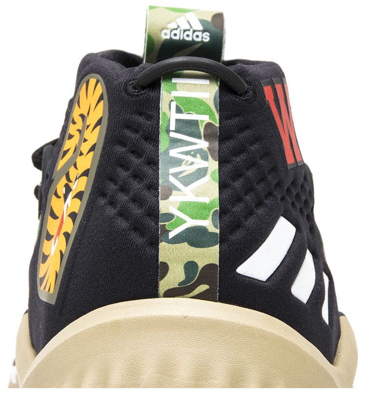 A Bathing Ape x adidas Dame 4 Green Camo