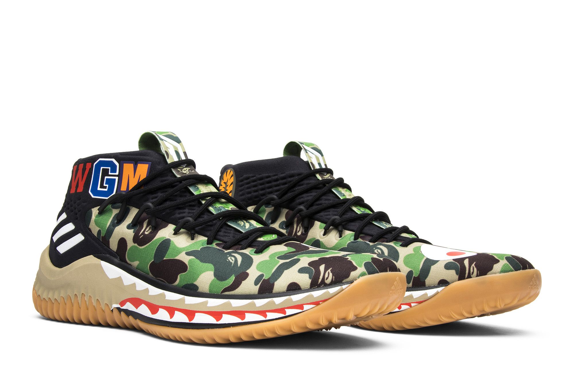 Buy A Bathing Ape x Dame 4 Green Camo AP9974 GOAT
