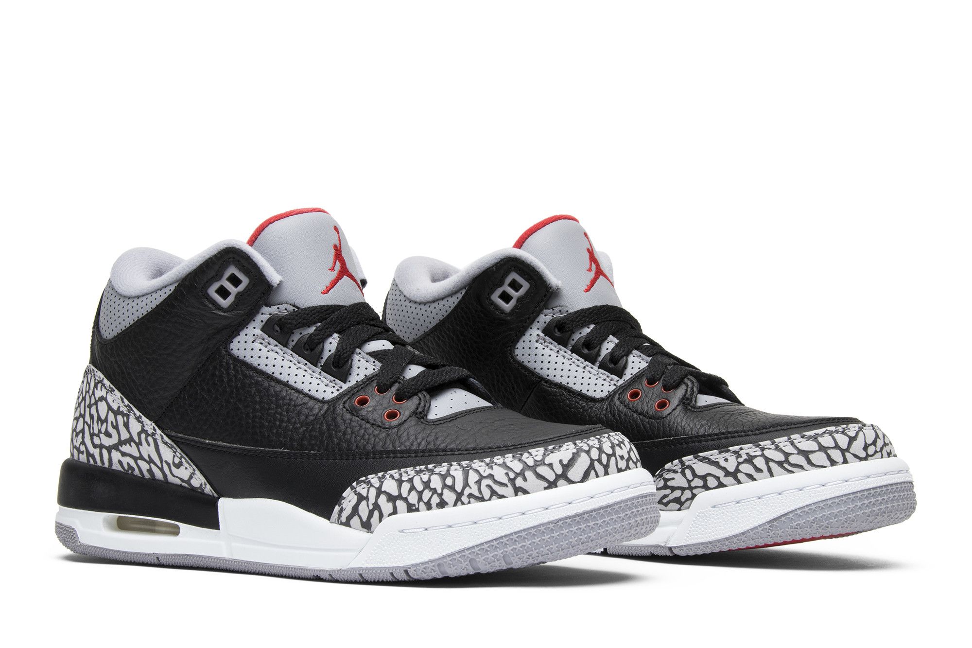 Jordan retro 3 black cement 2018 sales