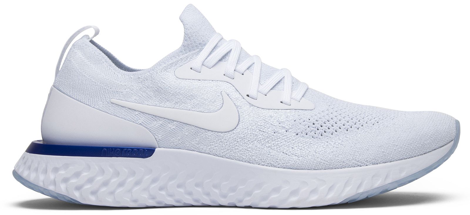 flyknit epic react white