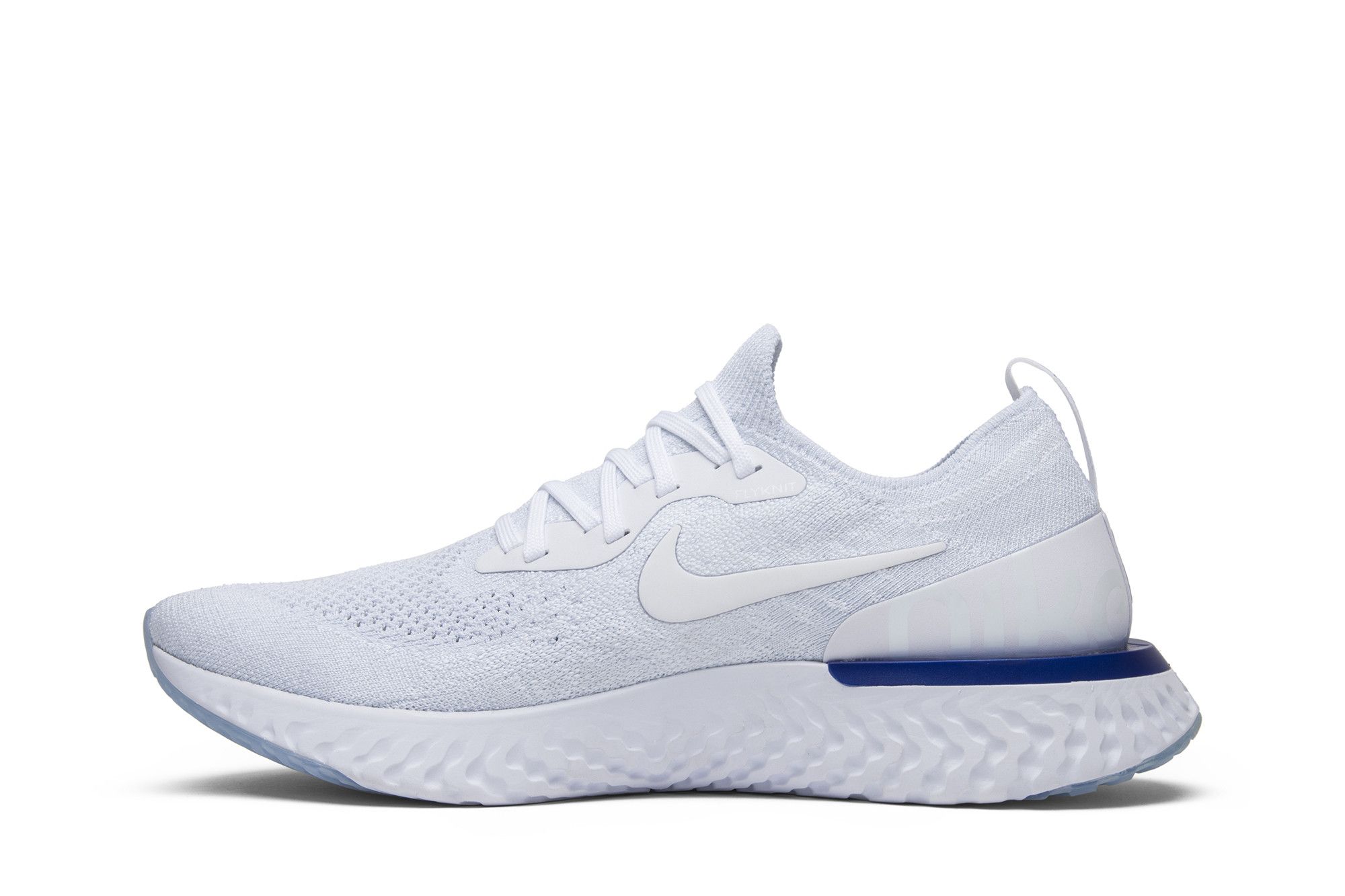 Buy Epic React Flyknit White Racer Blue AQ0067 100 GOAT