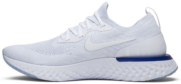 Nike Epic React Flyknit White Racer Blue