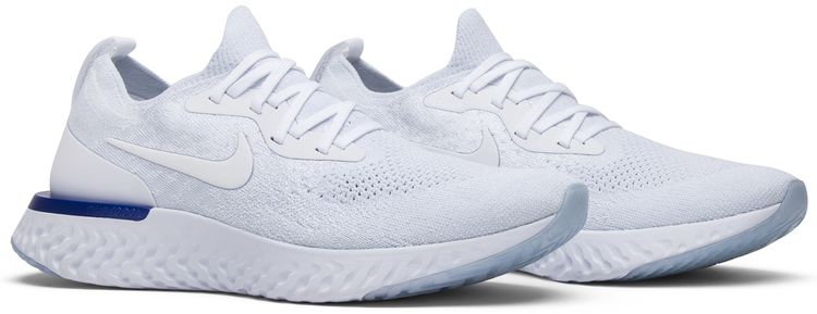 Nike Epic React Flyknit White Racer Blue