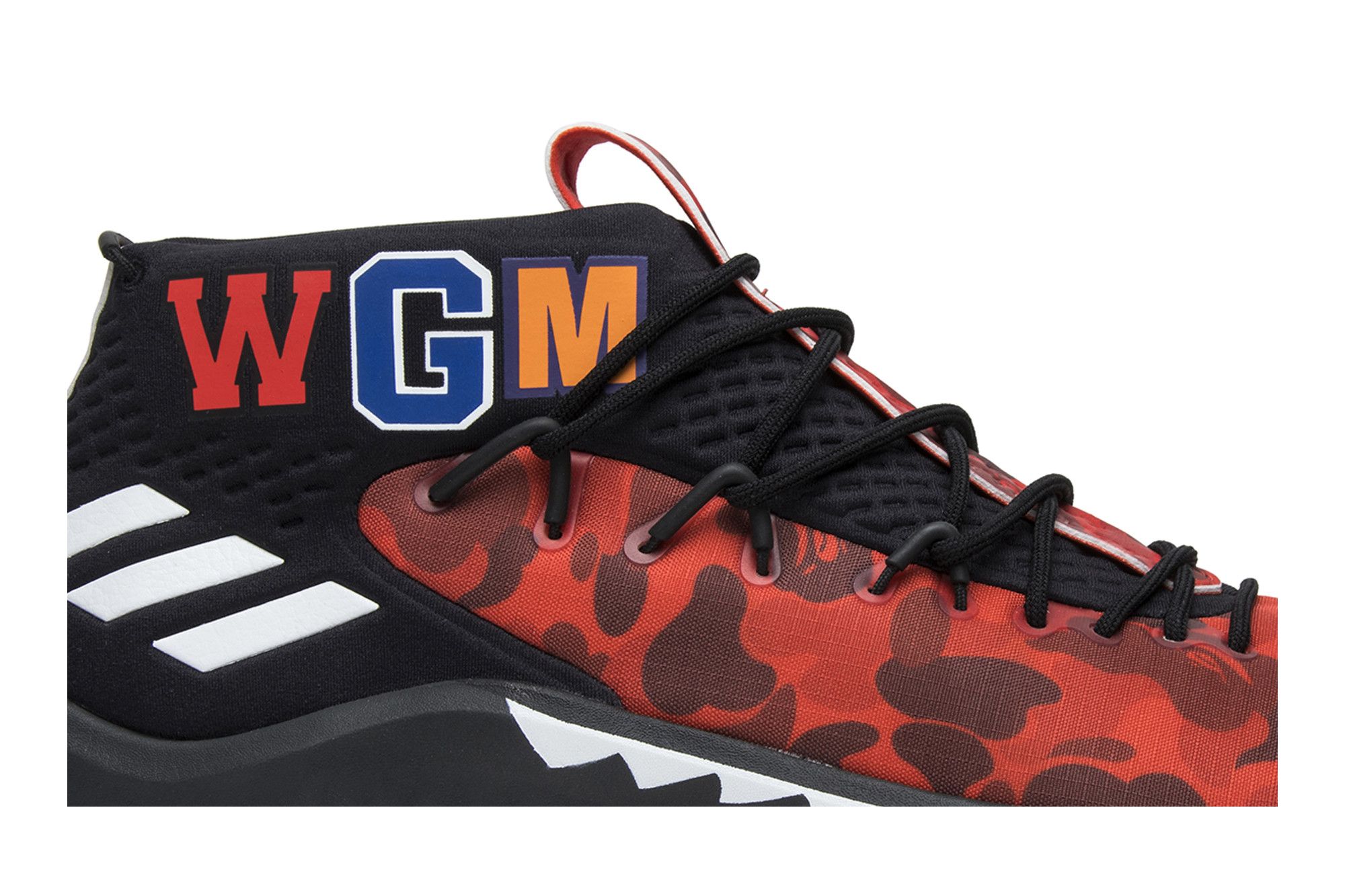 Size 5.0 A Bathing Ape x Dame 4 Red Camo