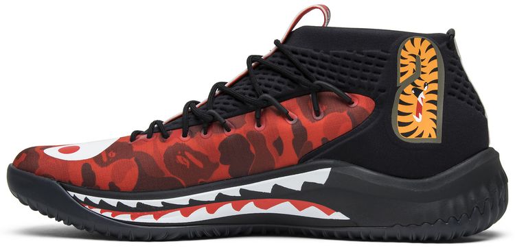 A Bathing Ape x adidas Dame 4 Red Camo