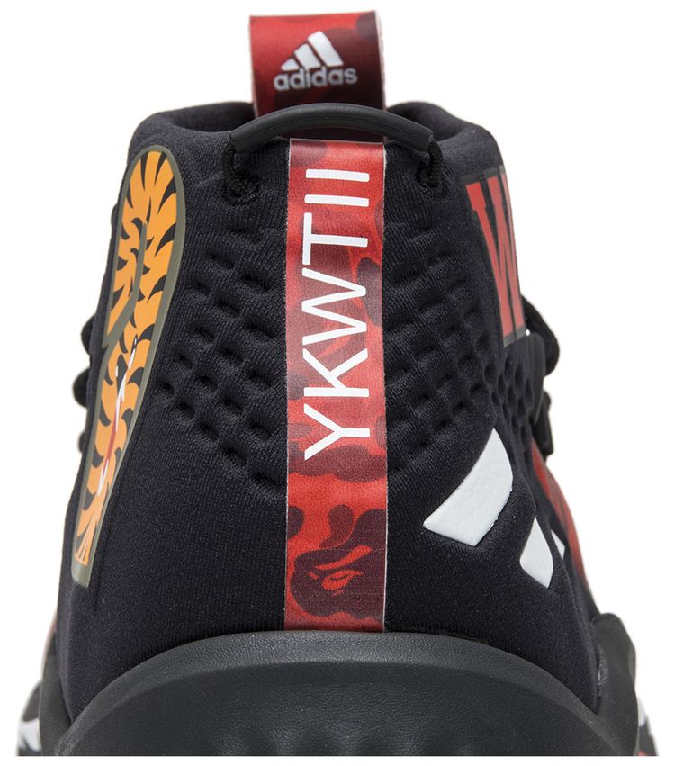 A Bathing Ape x adidas Dame 4 Red Camo