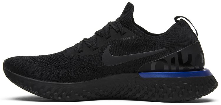 Nike Epic React Flyknit Black Racer Blue