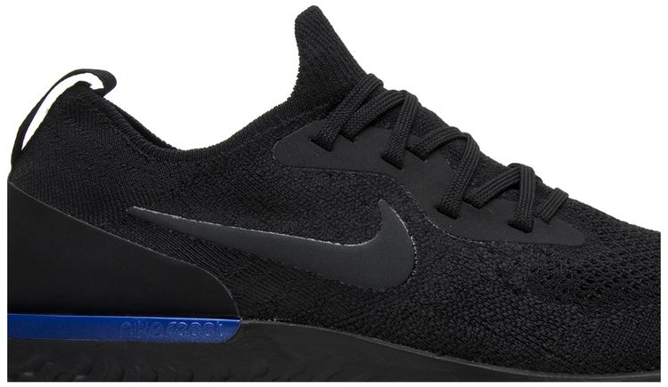 Nike Epic React Flyknit Black Racer Blue
