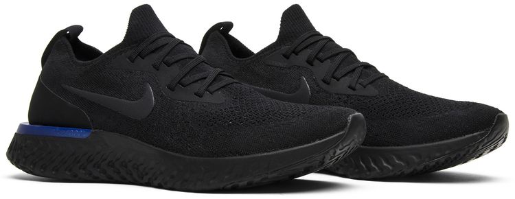 Nike Epic React Flyknit Black Racer Blue