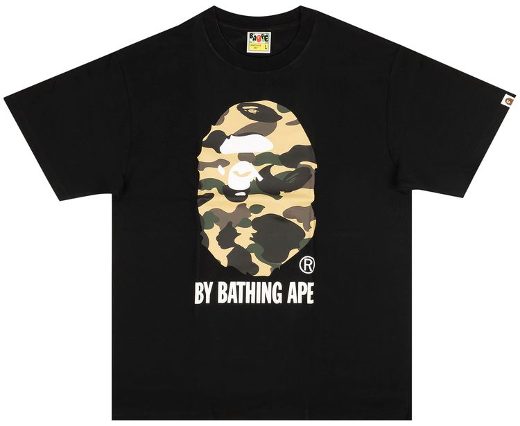 BAPE Camo Big Ape Head T Shirt Black