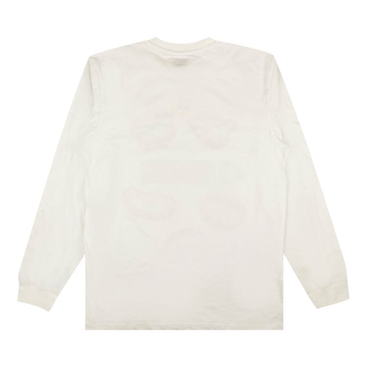 Chinatown Market Long Sleeve Mouth T Shirt White