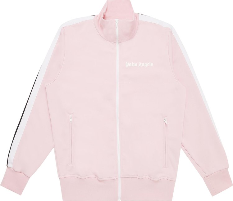 Palm Angels Classic Track Jacket 'Almond Blossom/White'