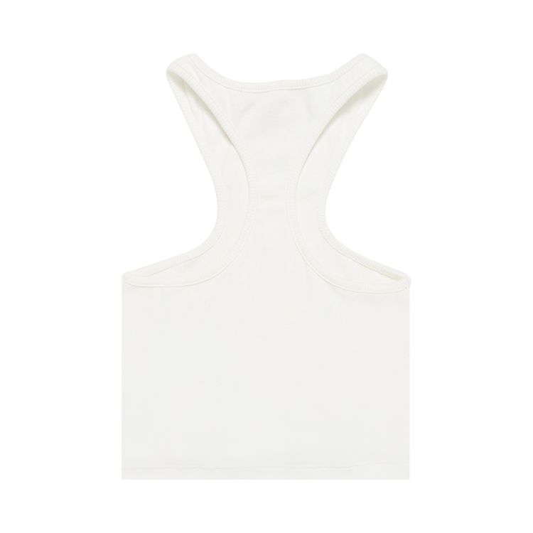 Off White Off Stamp Ribbed Rowing Top WhiteBlack