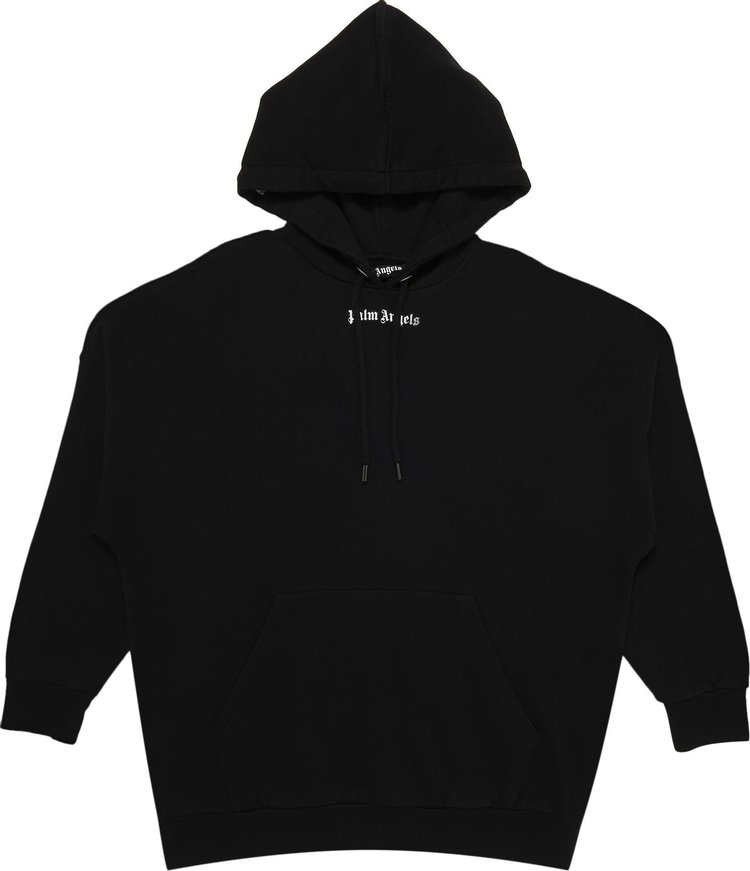 Palm Angels Classic Logo Over Hoodie 'Black/White'