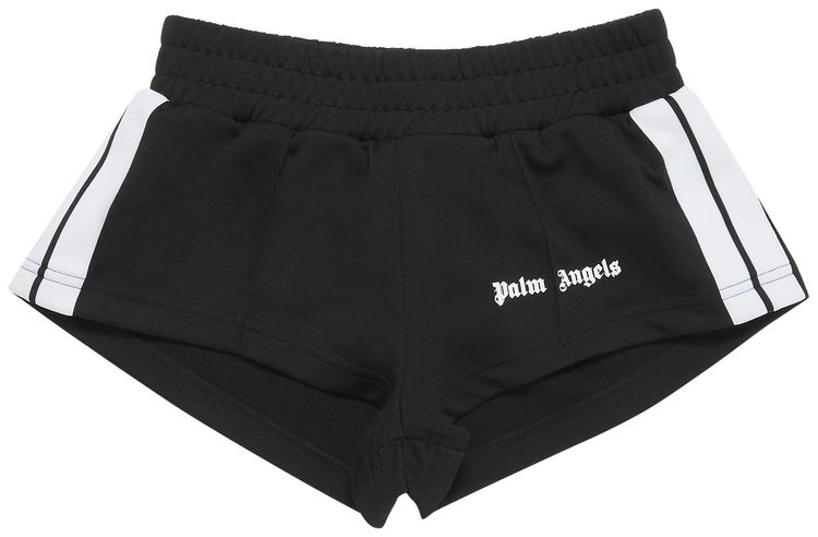 Palm Angels Track Hot Shorts BlackWhite