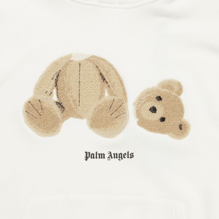 Palm Angels PA Bear Hoody WhiteBrown