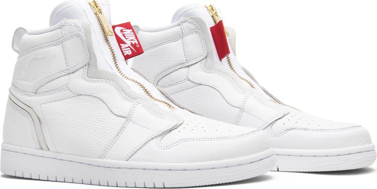 Wmns Air Jordan 1 Retro High Zip White