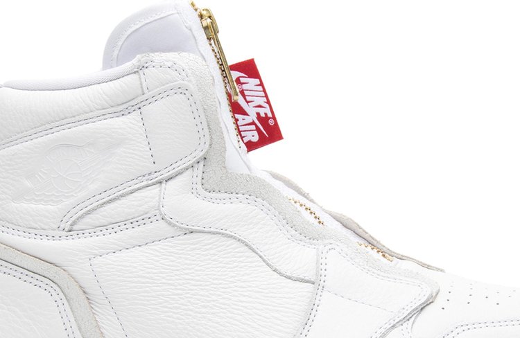 Wmns Air Jordan 1 Retro High Zip White