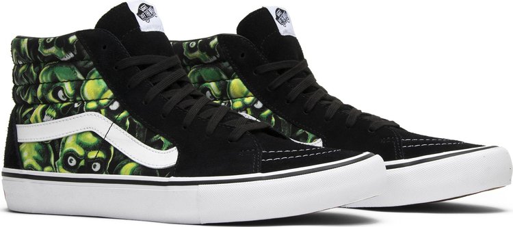 Supreme x Sk8 Hi Glow In The Dark Skull Pile