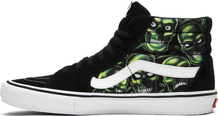 Supreme x Sk8 Hi Glow In The Dark Skull Pile