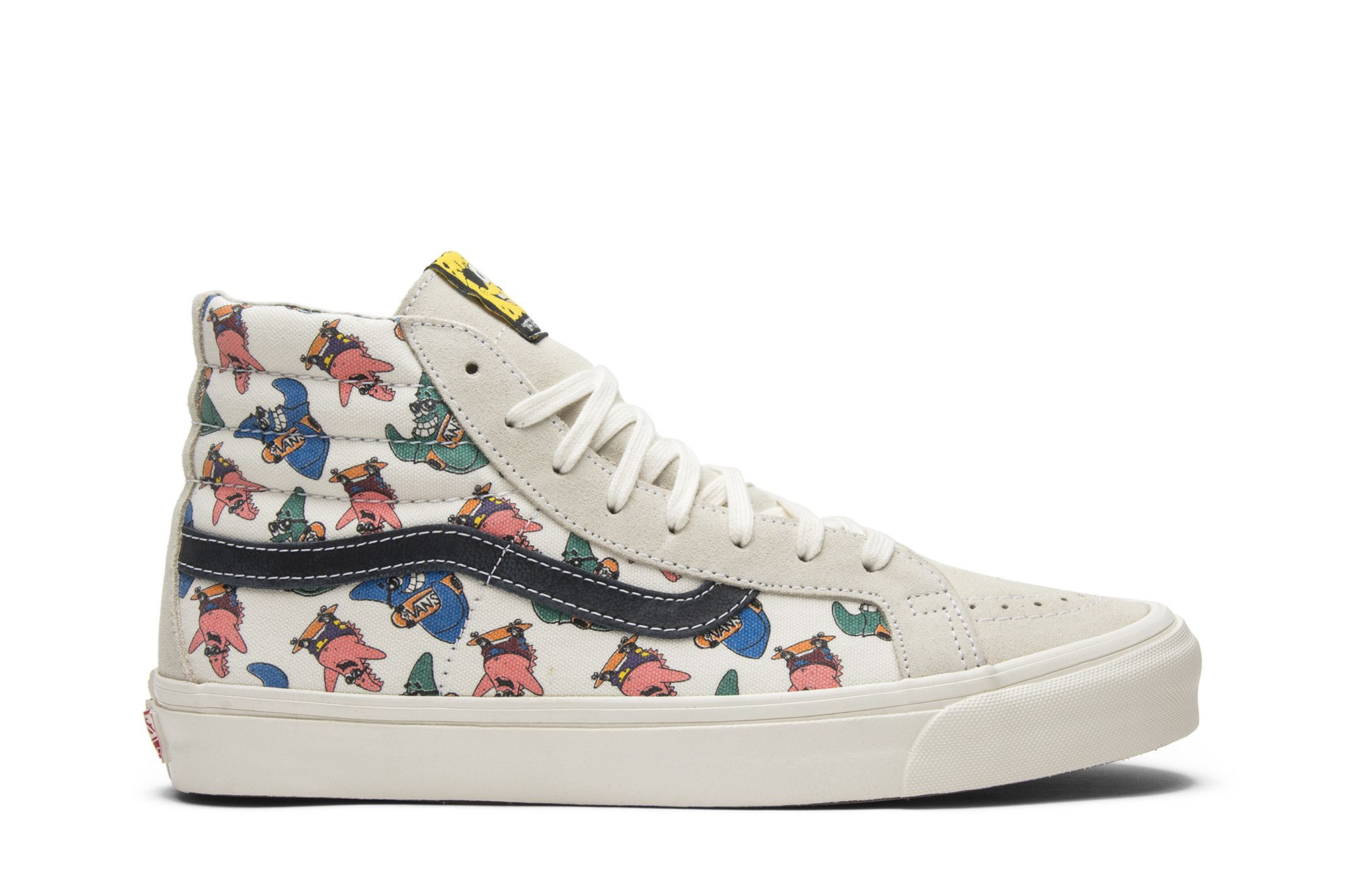 Spongebob vans sk8 hi cheap