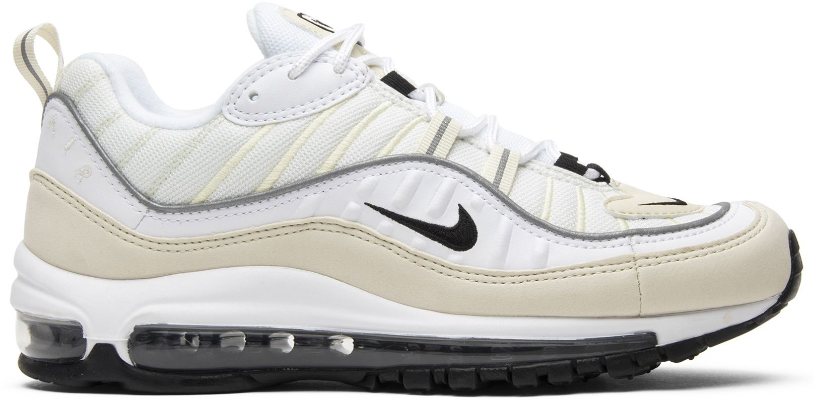 air max 98 white fossil