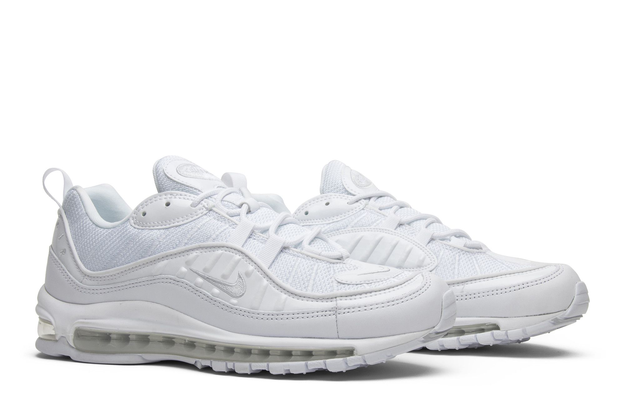Size 6.5 Air Max 98 White Platinum