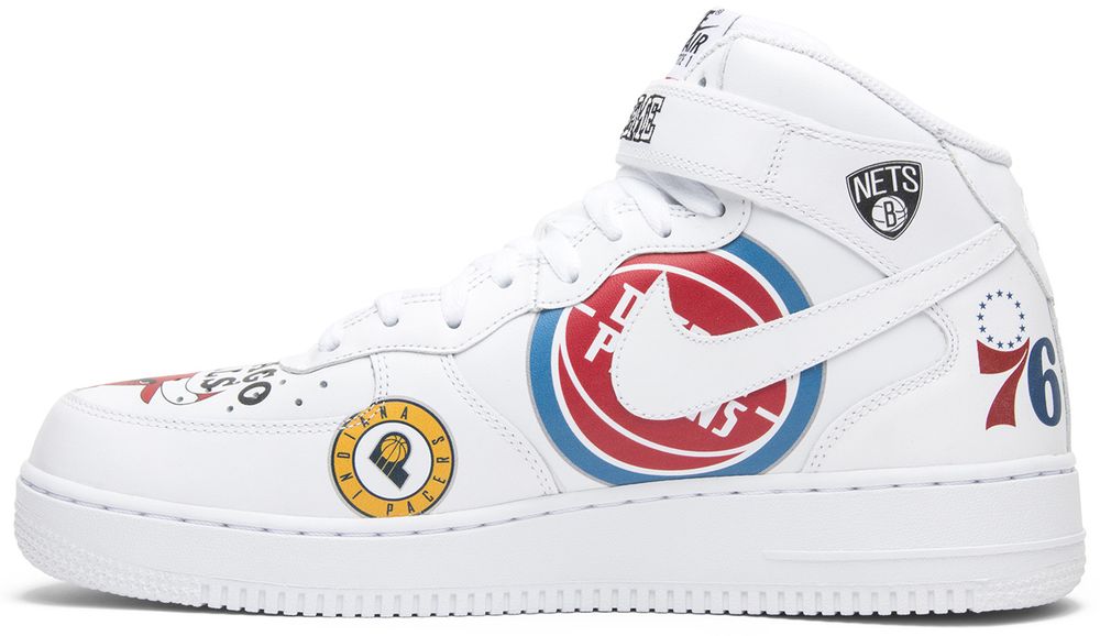 supreme air force 1 white nba
