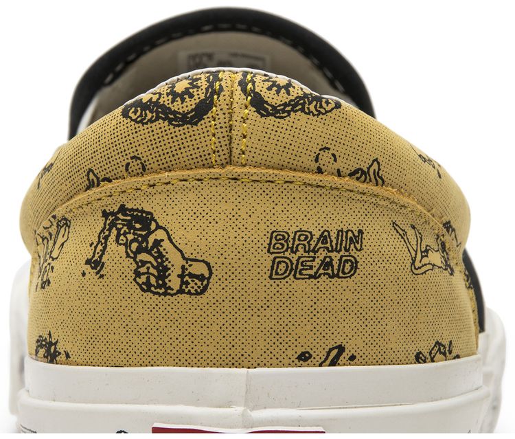 Brain Dead x Vans Classic Slip On LX Aspen Gold