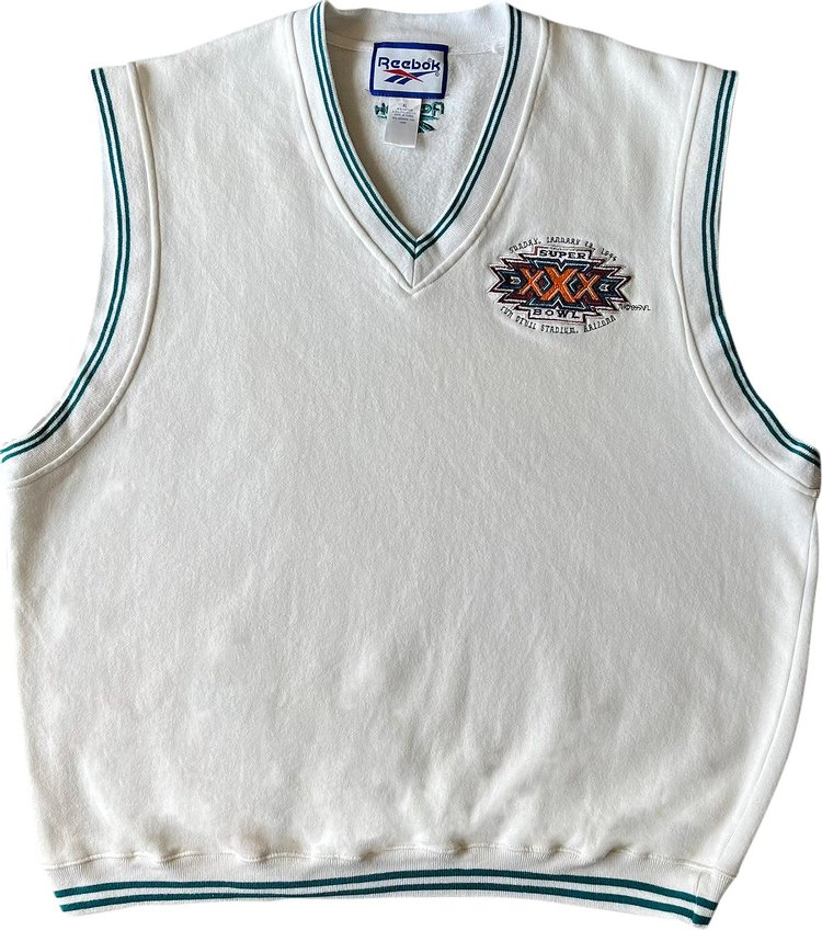 Vintage 1996 Super Bowl XXX Vest 'White'