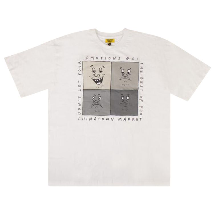 Chinatown Market Emotions Short Sleeve T Shirt White