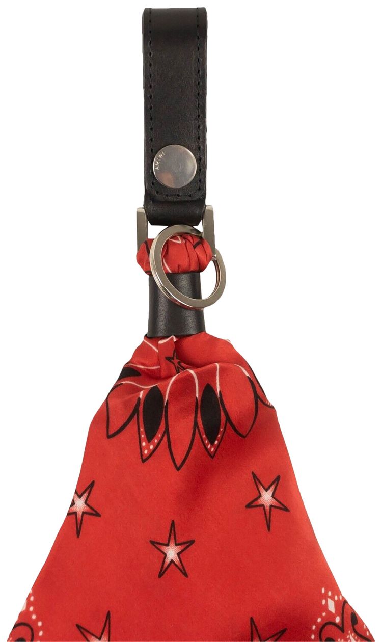 Amiri Bandana Keychain Red