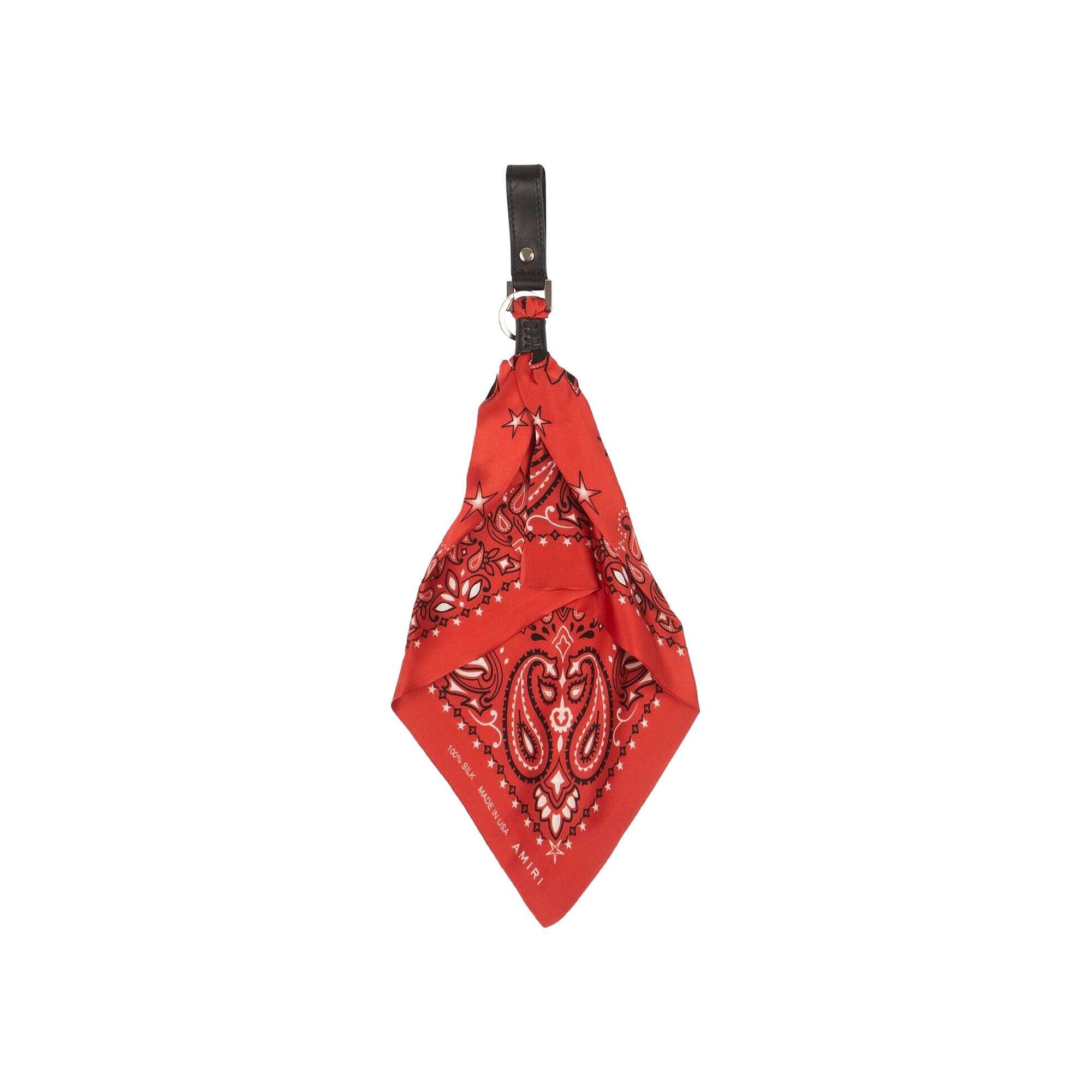 【定価4.4万】AMIRI BANDANA KEYCHAIN アミリ Amiri Rolling Stones Silk Bandana Keychain – Justin Reed