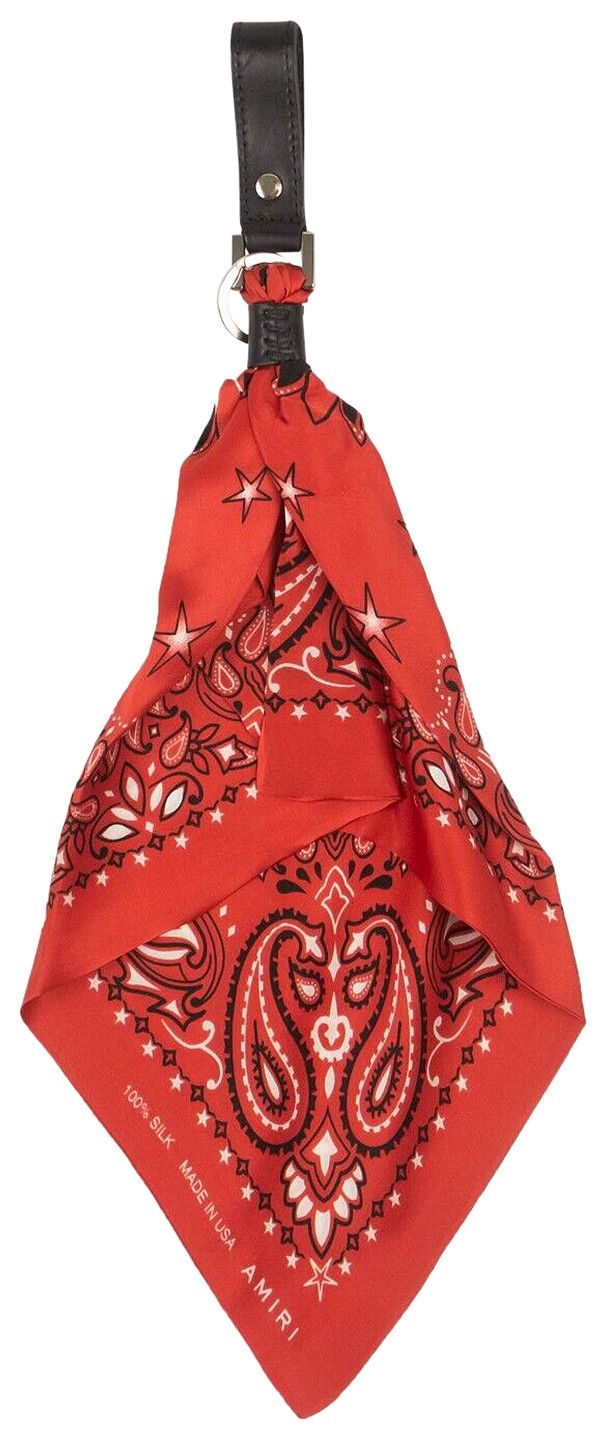 Amiri Bandana Keychain Red