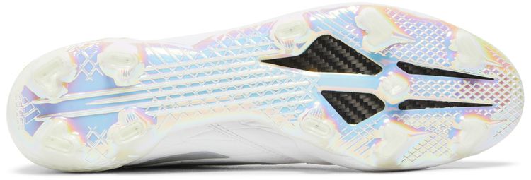 Adidas Adizero F50 4 Leather FG White Silver Metallic