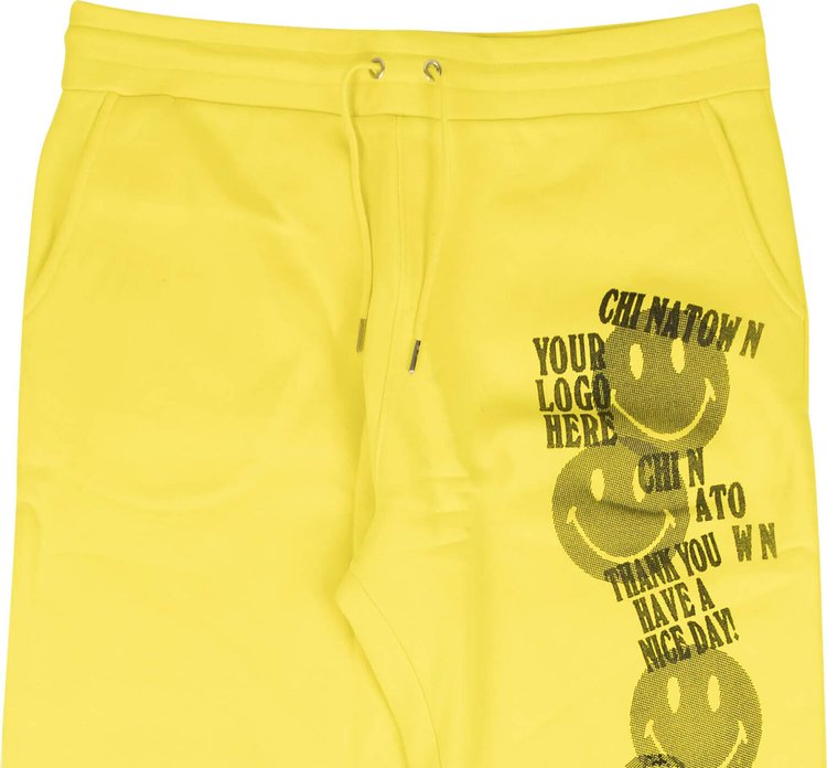 Chinatown Market Have A Nice Day Sweatpants Yellow