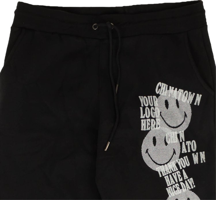 Chinatown Market x Smiley Thank You Sweatpants Black