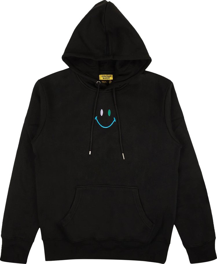 Chinatown Market x Smiley Embroidered Smiley Hoodie 'Black'