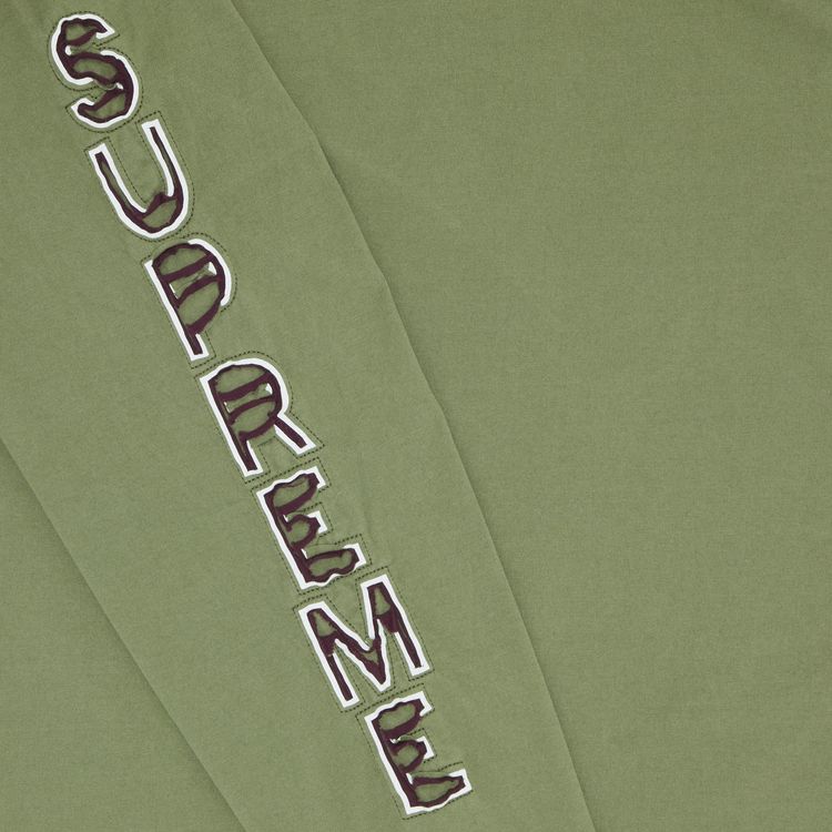 Supreme Cut Out Long Sleeve Top Olive