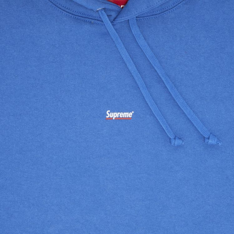 Supreme Underline Hooded Sweatshirt Washed Royal