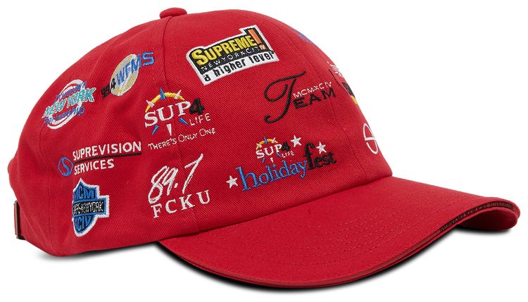 Supreme Sponsors 6 Panel Red