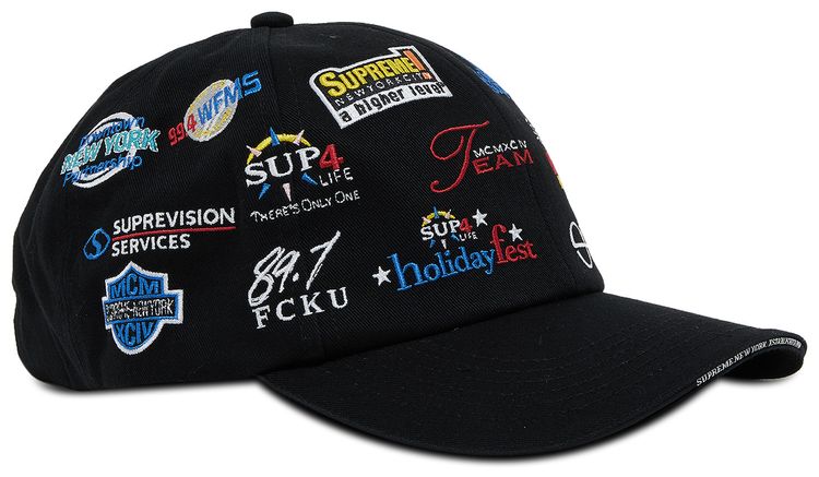 Supreme Sponsors 6 Panel Black