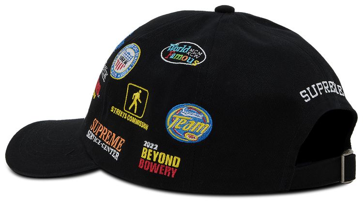 Supreme Sponsors 6 Panel Black