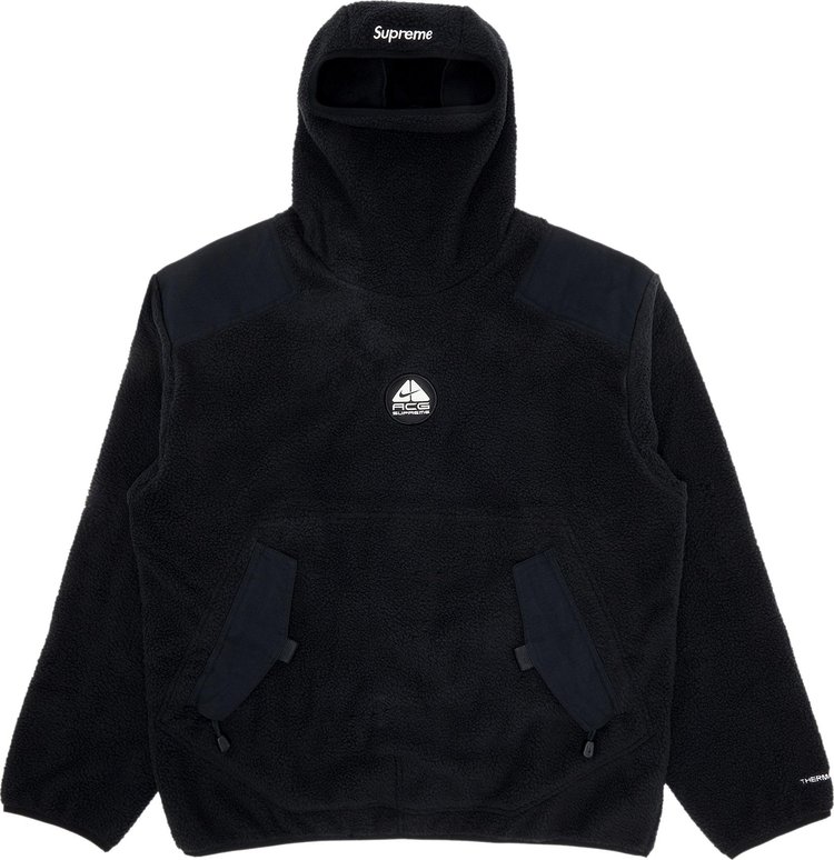 Buy Supreme x Nike ACG Fleece Pullover 'Black' - FW22J19 BLACK | GOAT